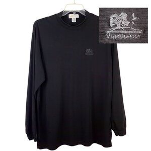 IL MIGLIORE Ravenwood Golf Country Club Nashville TN Black Mock Neck Shirt